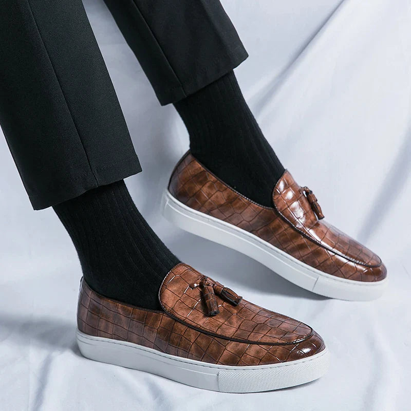 Zapatos de loafers Passero marrones