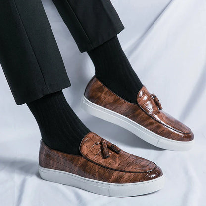 Zapatos de loafers Passero marrones