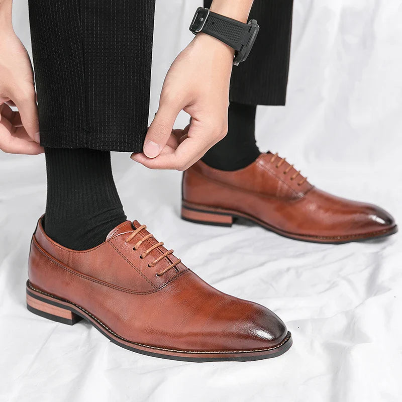Zapatos de cuero Vittorio