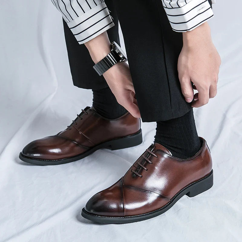 Zapatos de cuero de alta calidad