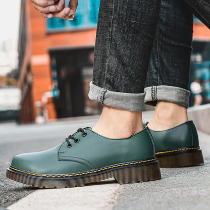Oxfords de Cuero Genuino Alvarez para Hombre - Estilo Clásico