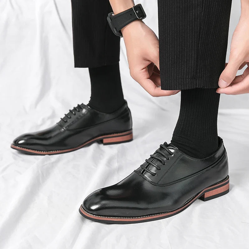 Zapatos de cuero Vittorio