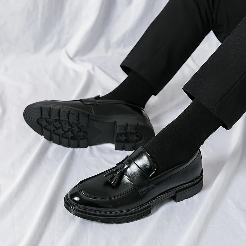 Zapatos de cuero genuino Cruz