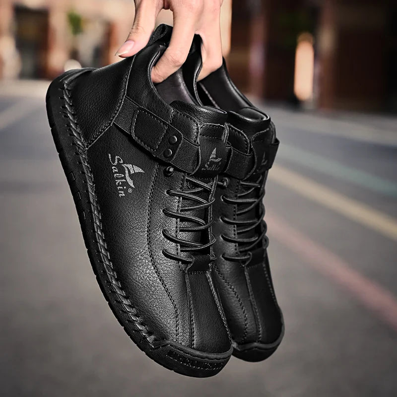 Zapatos de Cuero Genuino Javi para Hombre, Estilo Clásico