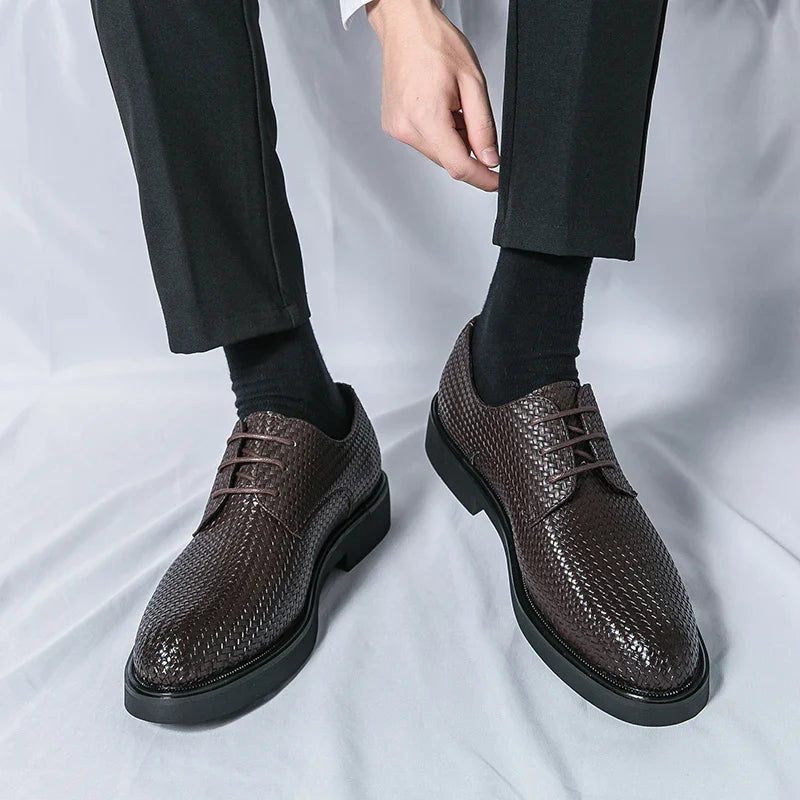 Zapatos de cuero auténtico Santiago