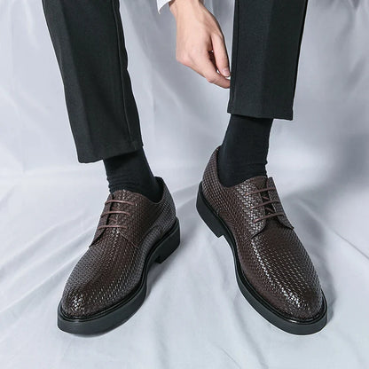 Zapatos de cuero auténtico Santiago