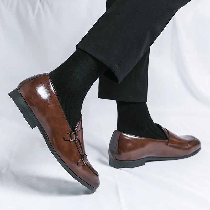 Zapatos de cuero auténtico Braxton