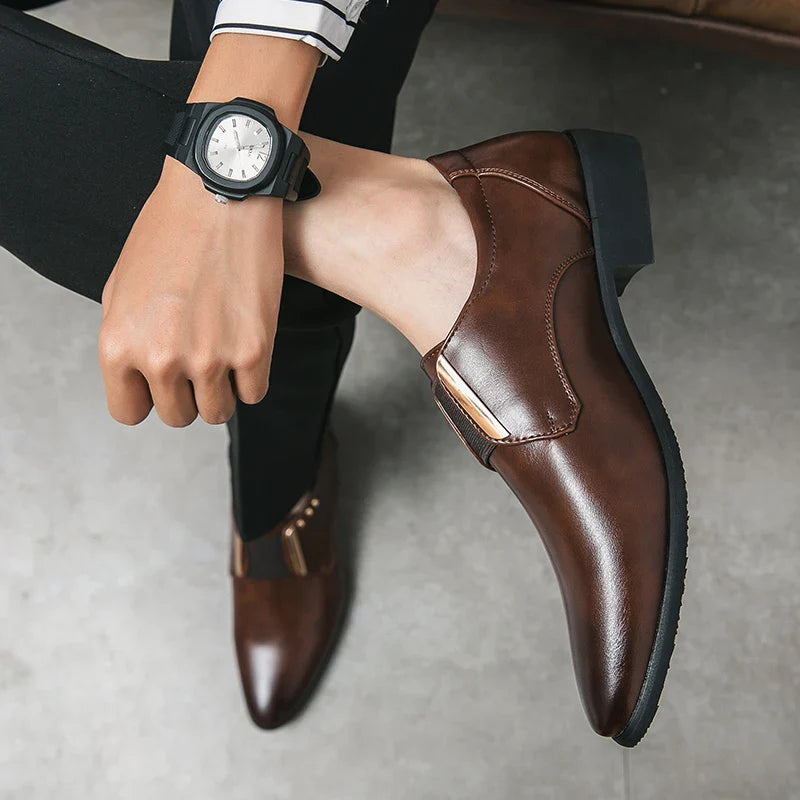 Zapatos de Cuero Genuino Pedro para Hombre - Elegancia y Comodidad