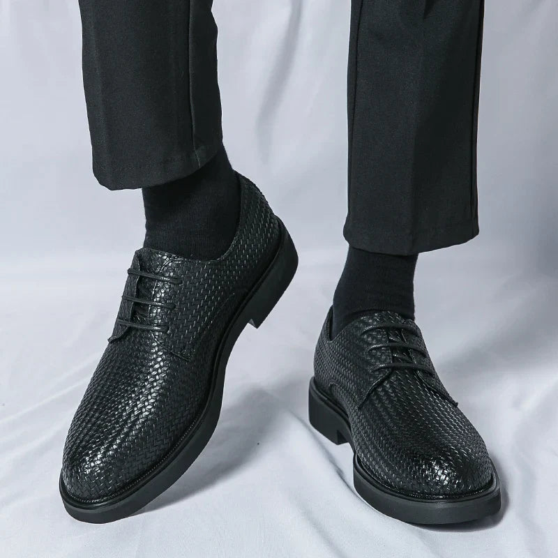 Zapatos de cuero auténtico Santiago
