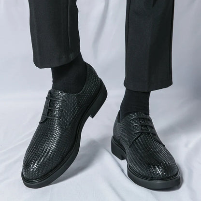Zapatos de cuero auténtico Santiago
