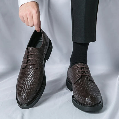 Zapatos de cuero auténtico Santiago