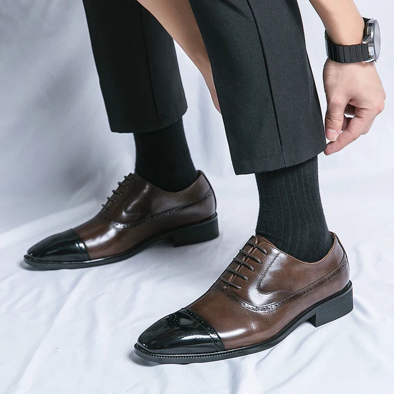 Zapatos de Cuero Genuino Cavalier para Hombres Elegantes