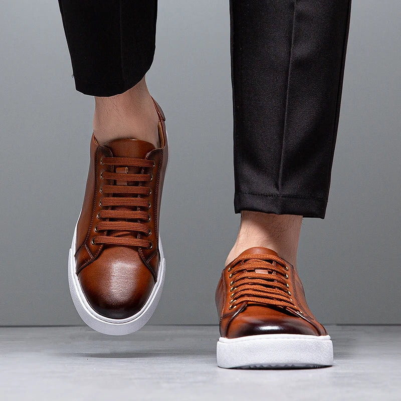 Zapatos Maver de cuero genuino para hombre