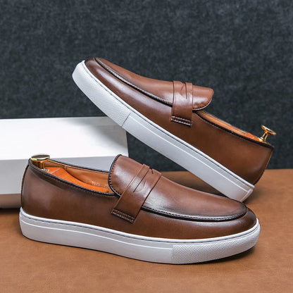 Zapatos de cuero auténtico Reyes