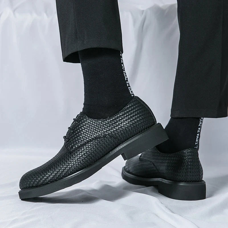 Zapatos de cuero auténtico Santiago