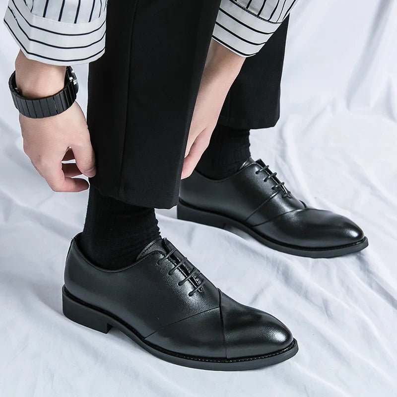 Zapatos de cuero de alta calidad