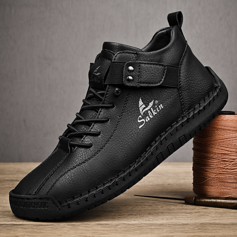 Zapatos de Cuero Genuino Javi para Hombre, Estilo Clásico