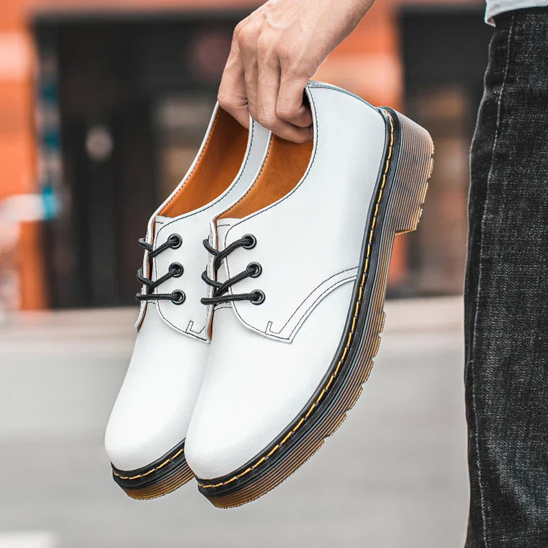 Oxfords de Cuero Genuino Alvarez para Hombre - Estilo Clásico