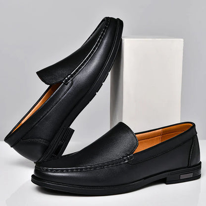 Zapatos de loafers de cuero genuino Verona