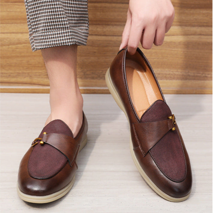 Zapatos de vestir de cuero